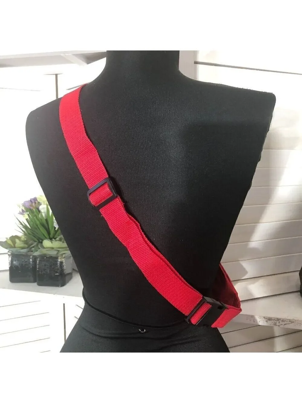 Nintendo Switch Funny Pack Red White Black Buckled Strap